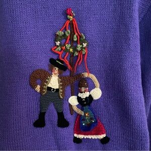 Rare 80s hand knitted Australian sweater, PINELLI size large